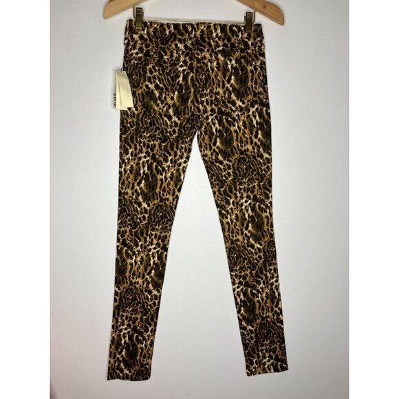 David Kahn Women's 25 Leopard Print Skinny Pants New - Picture 6 of 10